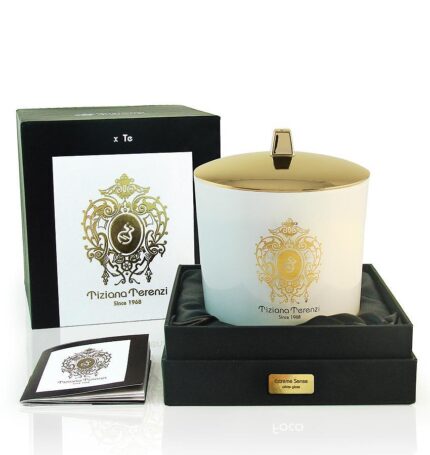TIZIANA TERENZI EXTREME SENSE WHITE GLASS CANDLE 500ML