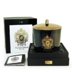 TIZIANA TERENZI FOCONERO BLACK GLASS CANDLE 500ML