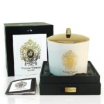 TIZIANA TERENZI GOLD ROSE OUDH WHITE GLASS CANDLE 500ML